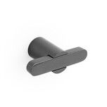 Gałka FUSION 0627 - tytan mat Wymiary: - szerokość: 58 mm - wysokość: 20 mm - głębokość: 31,5 mm Materiał: metal (zamak) Kolor: tytan mat