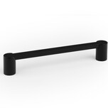 Gałka FUSION 0627 - czarny mat / rozstaw 160 mm Wymiary: - szerokość: 180 mm - wysokość: 20 mm - głębokość: 31,5 mm Materiał: metal (zamak) Kolor:...