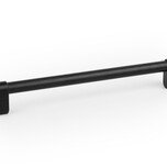 Uchwyt LINKK 0643 - czarny szczotkowany / rozstaw 160 mm Wymiary: - szerokość: 175 mm - wysokość: 15 mm - głębokość: 37 mm Materiał: aluminium...
