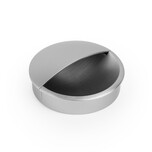 Uchwyt wpuszczany LIDD 0635 - efekt stali szlachetnej / fi 60 mm Wymiary: - średnica: 60 mm - głębokość: 13 / 21 mm Materiał: metal (zamak) Kolor: efekt...