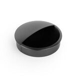 Uchwyt wpuszczany LIDD 0635 - tytan mat / fi 60 mm Wymiary: - średnica: 60 mm - głębokość: 13 / 21 mm Materiał: metal (zamak) Kolor: tytan mat
