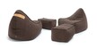 Fotel Mini Keiko Boucle + podnóżek