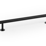 Reling RILLE MINI 0621 - czarny szczotkowany / rozstaw 160 mm   Wymiary: - długość: 290 mm - rozstaw: 160 mm - głębokość: 34 mm - wysokość: 13 mm...