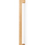 Uchwyt drewniany LUV WOOD 0664 - dąb / rozstaw 384 mm   Wymiary: - szerokość: 418,5 mm - głębokość: 48,6 mm - wysokość: 28 mm    Materiał: drewno...