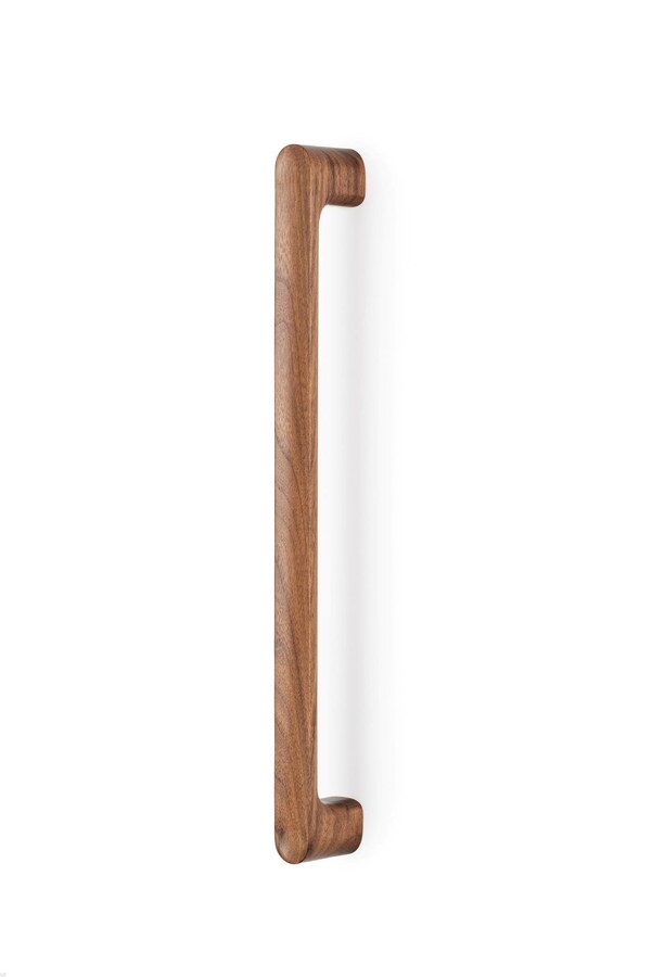 Uchwyt drewniany LUV WOOD 0664 - orzech / rozstaw 384 mm