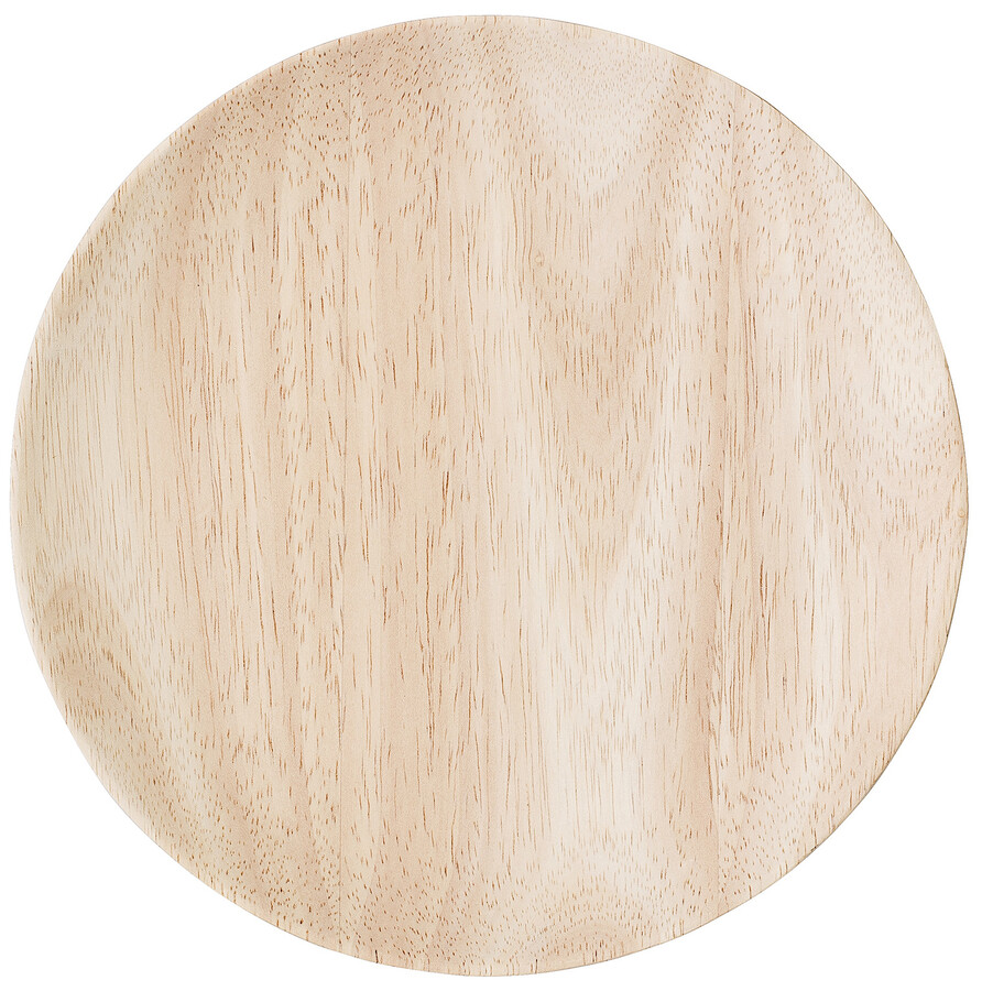 Talerz deserowy drewniany 20 cm - naturalny