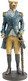 Figurka dekoracyjna SIR LEOPARD STANDING - multikolor