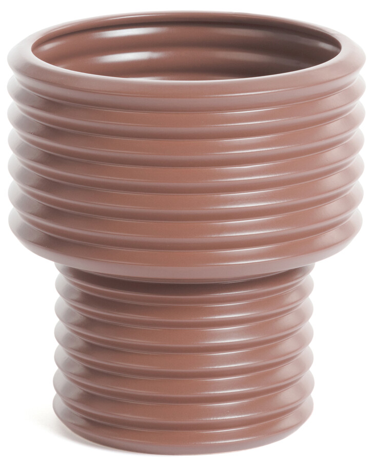 Wazon ceramiczny ALERAY - brązowy