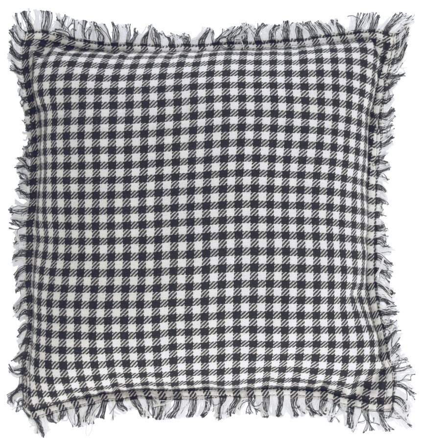 Poszewka bawełniana czarna 45x45 cm