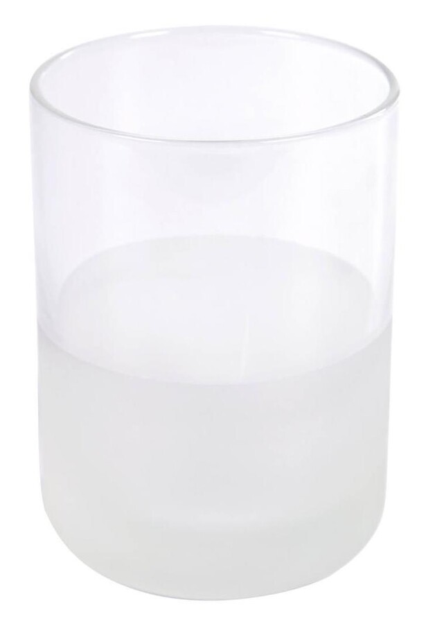 Szklanka 250 ml transparentna - biała