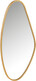 Lustro wiszące 33x73 - złoty