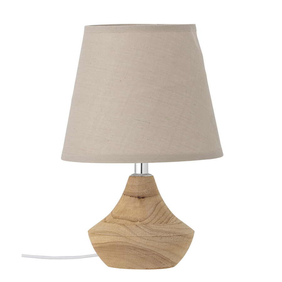 Lampa stołowa PANOLA - beżowy/naturalny