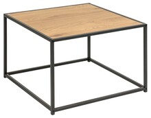 Stolik kawowy SEAFORD 60x60 - dziki dąb/czarny