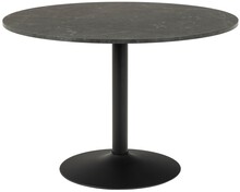 Stół okrągły IBIZA 110 cm - czarny