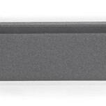 Uchwyt listwowy PLIE 0597 - szary metaliczny / rozstaw 64 mm Wymiary: - długość: 114 mm - głębokość: 23.8 mm - wysokość: 35 mm - rozstaw otworów: 64...