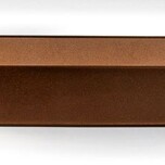 Uchwyt listwowy PLIE 0597 - brąz metaliczny / rozstaw 64 mm Wymiary: - długość: 114 mm - głębokość: 23.8 mm - wysokość: 35 mm - rozstaw otworów: 64...
