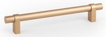 Uchwyt NOBB 0657 - mosiądz cava szczotkowany / rozstaw 192 mm Wymiary: - długość: 244 mm - głębokość: 20 mm - wysokość: 45 mm - rozstaw otworów: 192...