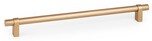 Uchwyt NOBB 0657 - mosiądz cava szczotkowany / rozstaw 320 mm Wymiary: - długość: 372 mm - głębokość: 20 mm - wysokość: 45 mm - rozstaw otworów: 320...