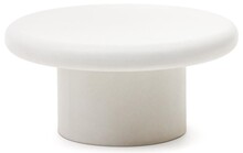 Stolik okrągły w stylu minimalistycznym ADDAIA - biały