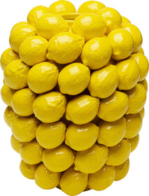 Wazon z porcelany LEMON JUICE 40 cm - żółty