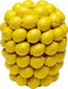 Wazon z porcelany LEMON JUICE 40 cm - żółty