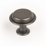 Gałka LAND 0494 - ołowiany / fi 40 mm Wymiary: - średnica: 40 mm - wysokość: 33.1 mm Materiał: metal Kolor pokrycia: ołowiany