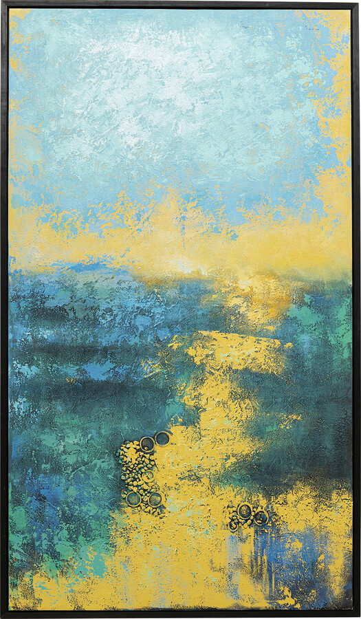 Obraz JARDIN BLUE 125x215