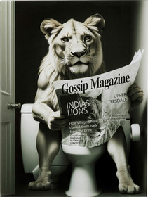 Obraz szklany BATH LIONESS 60x80