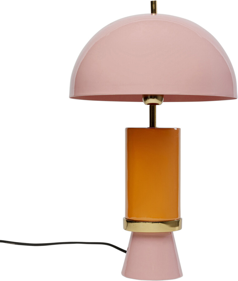 Lampa stołowa JOSY - różowy/pomarańczowy