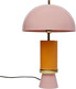 Lampa stołowa JOSY - różowy/pomarańczowy
