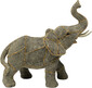 Figurka dekoracyjna WALKING ELEPHANT PEARLS 24 - szary