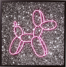 Obraz z podświetleniem LED BALOON DOG 80x80