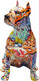 Figurka dekoracyjna GRAFFITI DOG 41 - multikolor