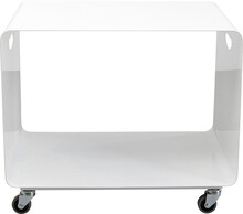 Stolik na kółkach LOUNGE M 60x40 - biały