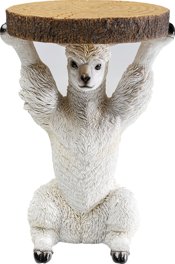 Stolik pomocniczy ANIMAL LAMA 32 - biały