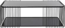 Stolik kawowy WIRE DOUBLE 120x60 - czarny