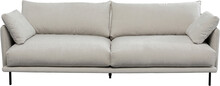 Sofa 3-osobowa EDNA - kremowy