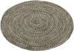 Dywan okrągły zewnętrzny MIAMI 120 cm - biało-czarny