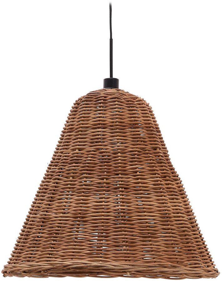 Abażur rattanowy CALVIA - brązowy