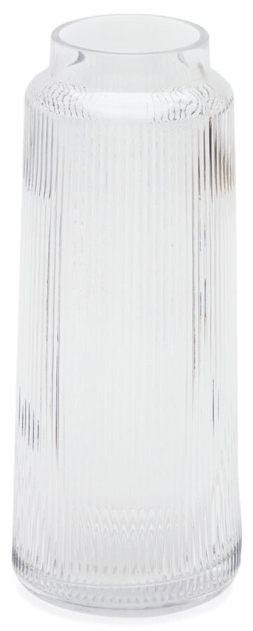 Wazon szklany CLAUDIA 30 cm - transparentny