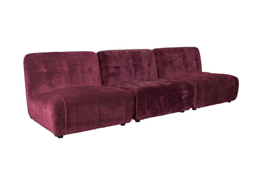 Sofa 3-osobowa GIADA - fioletowy