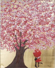 Obraz TOUCHED FLOWER COUPLE 80x100