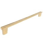 Uchwyt RIVA 15252 / Mosiądz Połysk / rozstaw 320 mm Wymiary: - wysokość całkowita – 28 mm - szerokość – 337 mm - grubość – 11 mm - rozstaw...