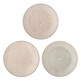 Zestaw 3 talerzy ceramicznych CECILE 25 