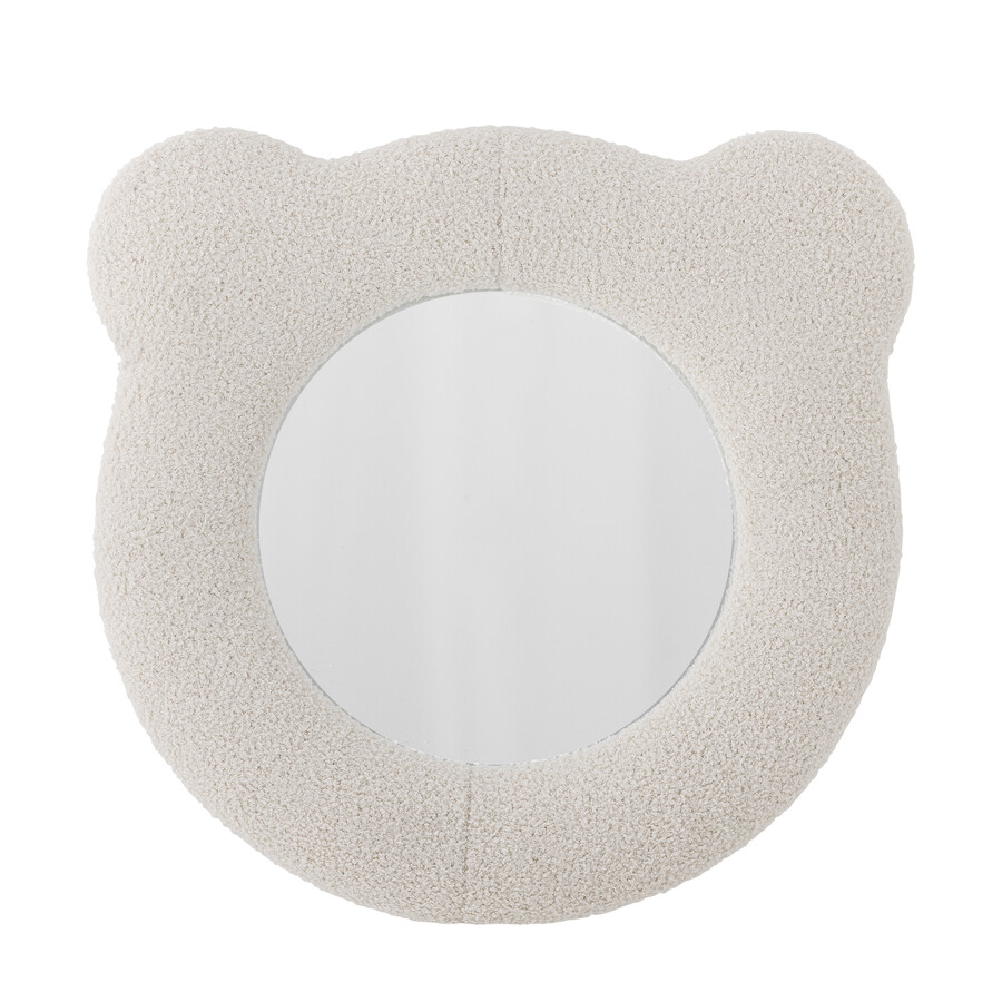Lustro do pokoju dziecięcego BAILY 33 cm - biały