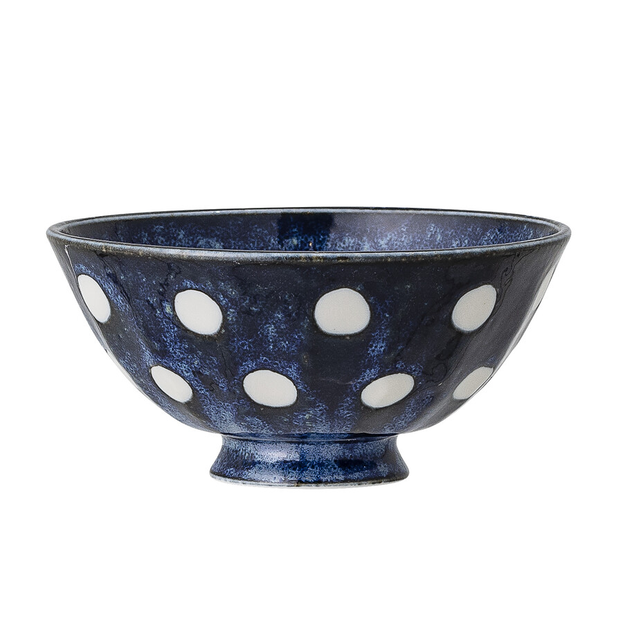 Miska porcelanowa CAMELLIA 13 - niebieski/biały