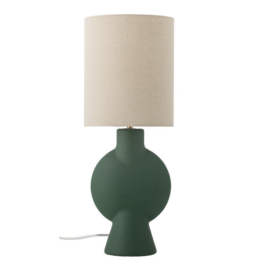 Lampa stołowa SERGIO - beżowy/zielony