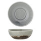 Miska ceramiczna PAULA 16 - szary/brązowy