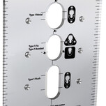 BUTTON-FIX Multijig szablon do frezowania / do wszystkich rodzajów złączy TYP1 Multijig pomaga w obróbce owalnych wgłębień wymaganych do osadzania...