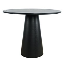 Stół barowy okrągły AVOLA 114.5 cm - czarny